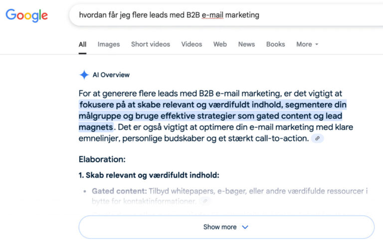 AI Overviews - Side-Walk